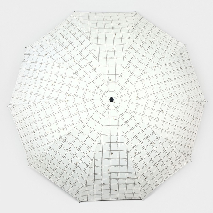 Зонт механический «Точки», эпонж, 4 сложения, 10 спиц, R = 53 см, цвет МИКС - фото 1883065586