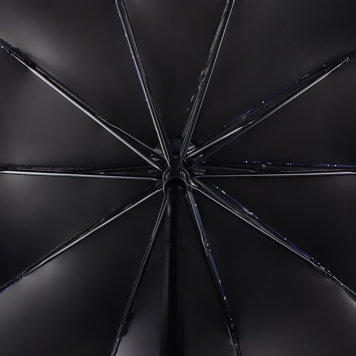 Зонт механический «Точки», эпонж, 4 сложения, 10 спиц, R = 53 см, цвет МИКС - фото 1883065588