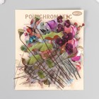 Наклейки для творчества пластик PVC "Флора" набор 40 шт 9х10.5 см - фото 23750124