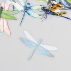 Наклейки для творчества пластик PVC "Стрекозы" набор 40 шт 9х10.5 см - фото 23750133