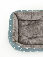 Лежанка для животных «Звезды», 45×30×15 см, серая - фото 64572823