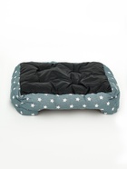 Лежанка для животных «Звезды», 45×30×15 см, серая - фото 64572824