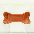 Лежанка-диван для животных "Косточка", 45 х 30 х 15, бело-коричневая - фото 9213277