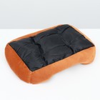 Лежанка-диван для животных "Косточка", 45 х 30 х 15, бело-коричневая - Фото 5