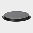 Форма для пиццы Доляна «Жаклин», d=24 см, антипригарное покрытие, цвет чёрный - фото 4545465