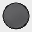 Форма для пиццы Доляна «Жаклин», d=24 см, антипригарное покрытие, цвет чёрный - фото 4545466