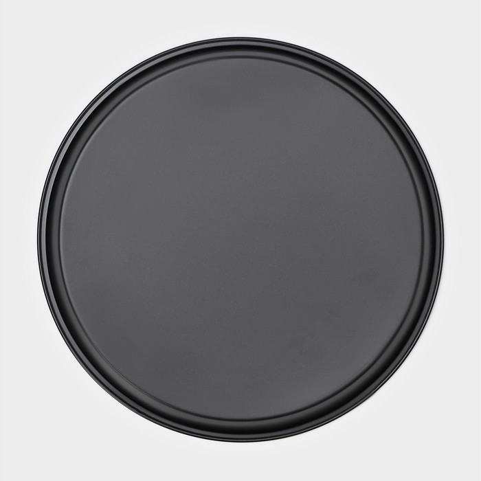 Форма для пиццы Доляна «Жаклин», d=24 см, антипригарное покрытие, цвет чёрный - фото 1889135040