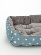 Лежанка для животных "Звезды", 50 х 40 х 15 см, серая - фото 809278869