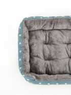 Лежанка для животных "Звезды", 50 х 40 х 15 см, серая - фото 809278870