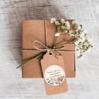 Набор наклеек на свадьбу «Спасибо, что были с нами в этот счастливый день», 9,3 х 16 см (комплект 10 шт) - фото 24610994