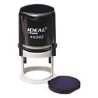 Оснастка для круглой печати автоматическая Trodat IDEAL 46042, диаметр 42 мм, с крышкой, корпус чёрный - фото 23794865
