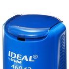Оснастка для круглой печати автоматическая Trodat IDEAL 46042, диаметр 42 мм, с крышкой, корпус синий - фото 9819238