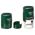 Оснастка для круглой печати автоматическая Trodat IDEAL 46042, диаметр 42 мм, с крышкой, корпус изумруд - фото 23794899