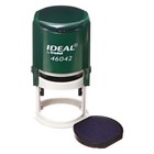 Оснастка для круглой печати автоматическая Trodat IDEAL 46042, диаметр 42 мм, с крышкой, корпус изумруд - фото 23794900