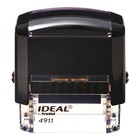 Оснастка для штампа автоматическая Trodat IDEAL 4911, 38 x 14 мм, корпус чёрный - фото 9375296