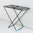 Сушилка для белья напольная, 220×50×90 см, 25 м, чёрная - Фото 1