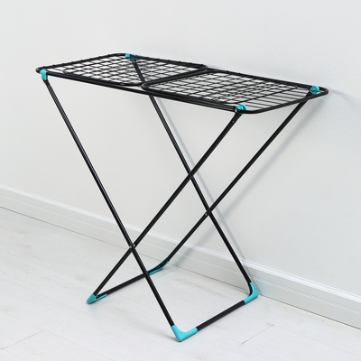 Сушилка для белья напольная, 220×50×90 см, 25 м, чёрная