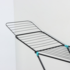 Сушилка для белья напольная, 220×50×90 см, 25 м, чёрная - Фото 3