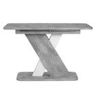 Стол обеденный раздвижной «Аврора», 1200(1600)×750×755 мм, цвет цемент светлый / белый - Фото 3