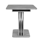 Стол обеденный раздвижной «Аврора», 1200(1600)×750×755 мм, цвет цемент светлый / белый - Фото 4