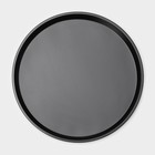 Форма для пиццы Доляна «Жаклин», d=32 см, антипригарное покрытие, цвет чёрный - Фото 3