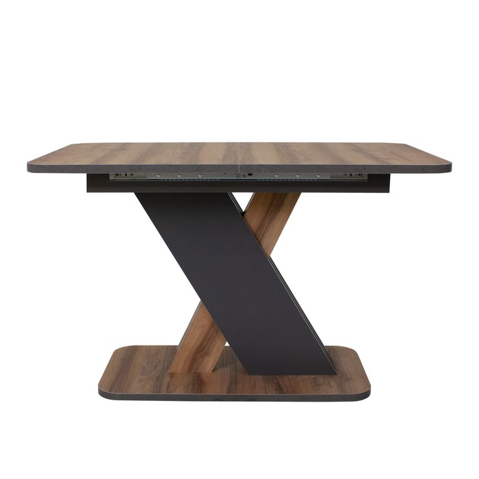 Стол обеденный раздвижной «Аврора», 1200(1600)×750×755 мм, цвет авелано / графит - фото 1906630827