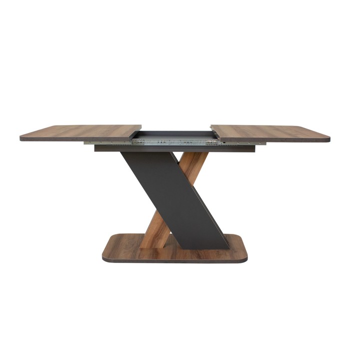 Стол обеденный раздвижной «Аврора», 1200(1600)×750×755 мм, цвет авелано / графит - фото 1906630830