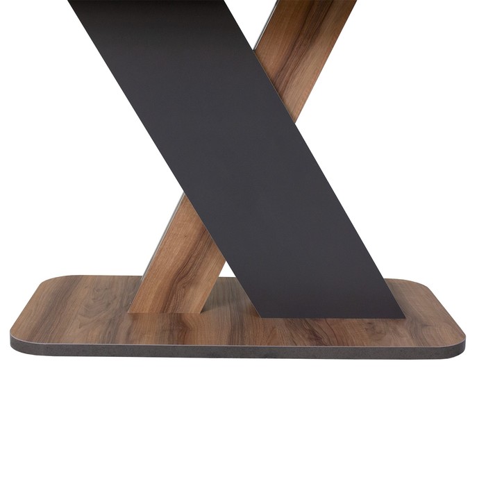 Стол обеденный раздвижной «Аврора», 1200(1600)×750×755 мм, цвет авелано / графит - фото 1906630834