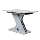 Стол обеденный раздвижной «Аврора», 1200(1600)×750×755 мм, цвет сабия / серый - Фото 2