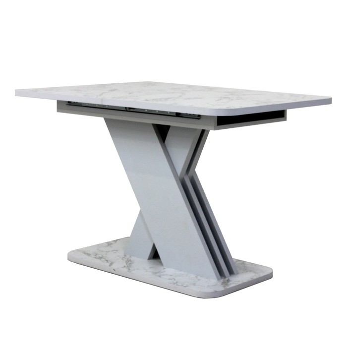 Стол обеденный раздвижной «Аврора», 1200(1600)×750×755 мм, цвет сабия / серый - фото 1906630838
