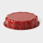 Форма для выпечки Доляна «Ренард», 20×4 см, антипригарное покрытие, цвет красный - Фото 4