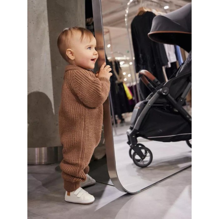 Комбинезон детский вязаный Rant Knitwear, рост 62 см, цвет коричневый - Фото 1