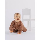 Комбинезон детский вязаный Rant Knitwear, рост 62 см, цвет коричневый - Фото 9