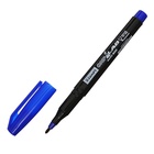 Маркер перманентнтный лабороторный 1.0 мм Luxor "OHP 900", пулевидный, синий (комплект 12 шт) - фото 25281557