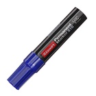 Маркер перманентный промышленный 5-7 мм Luxor "510", скошенный, синий - фото 23851295