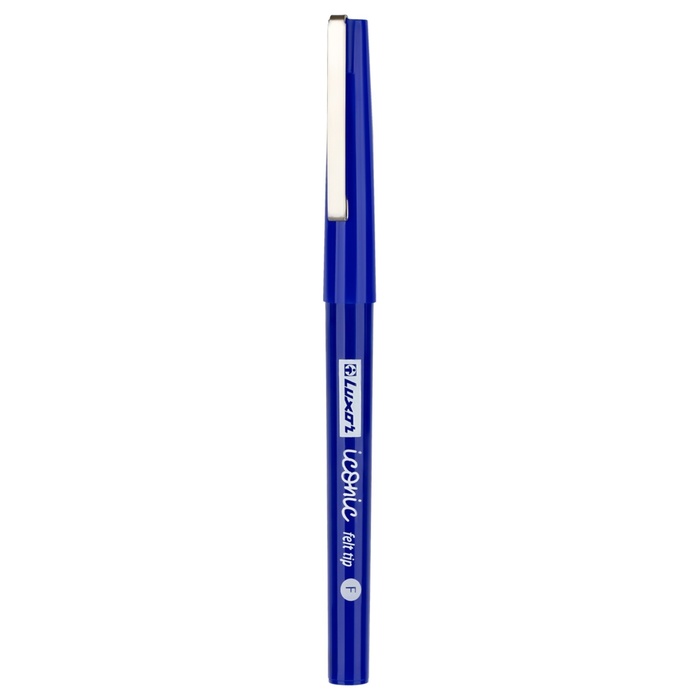 Ручка капиллярная Luxor "Iconic F" узел 0.5 мм, чернила синие