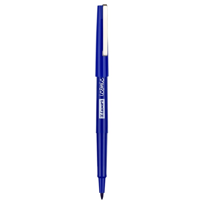 Ручка капиллярная Luxor "Iconic M" узел 1.0 мм, чернила синие