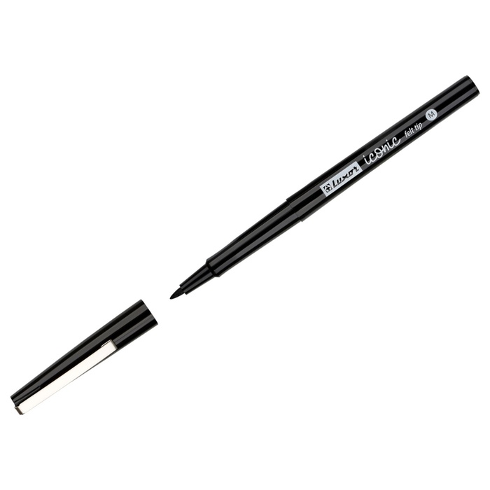 Ручка капиллярная Luxor "Iconic M" узел 1.0 мм, чернила черные