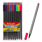 Фломастеры 20 цветов Luxor Color Stick", смываемые, ПВХ, с европодвесом - фото 297184899