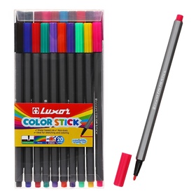 Фломастеры 20 цветов Luxor Color Stick