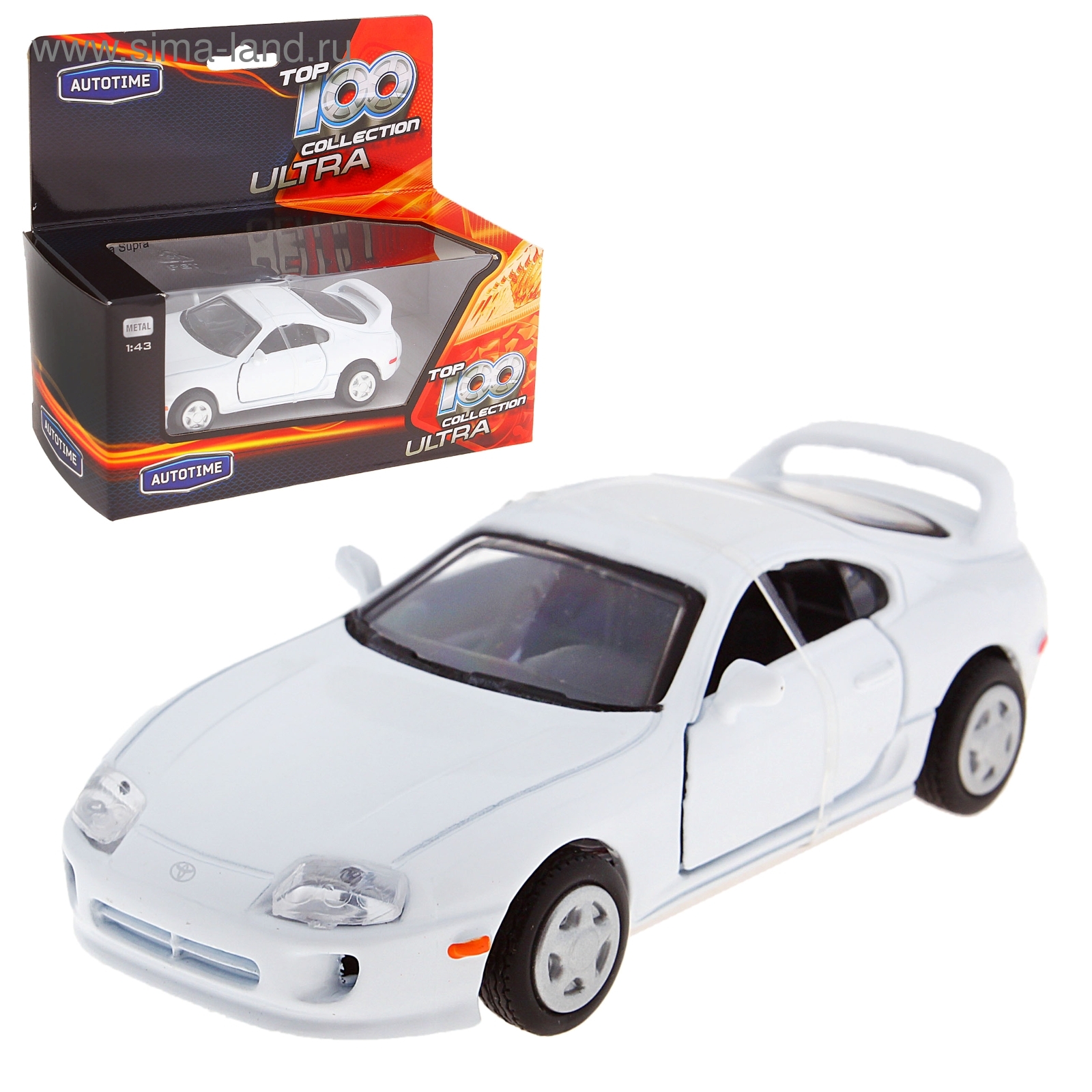 Модель машины Toyota Supra, масштаб 1:43 (1070981) - Купить по цене от  290.00 руб. | Интернет магазин SIMA-LAND.RU