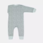 Набор детских комбинезонов с закрытыми ножками MOWbaby Birds, рост 62 см, цвет голубой, 3 шт - Фото 11