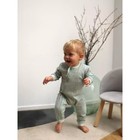 Набор детских комбинезонов с открытыми ножками MOWbaby Birds, рост 74 см, цвет голубой, 3 шт - Фото 19