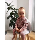Набор детских комбинезонов с закрытыми ножками MOWbaby Birds, рост 62 см, цвет розовый, 3 шт - Фото 18
