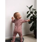 Набор детских комбинезонов с закрытыми ножками MOWbaby Birds, рост 62 см, цвет розовый, 3 шт - Фото 19