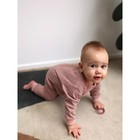 Набор детских комбинезонов с закрытыми ножками MOWbaby Birds, рост 62 см, цвет розовый, 3 шт - Фото 20