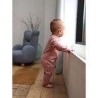 Набор детских комбинезонов с закрытыми ножками MOWbaby Birds, рост 62 см, цвет розовый, 3 шт - Фото 24