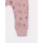 Набор детских комбинезонов с открытыми ножками MOWbaby Birds, рост 80 см, цвет розовый, 3 шт - Фото 5