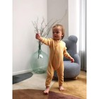 Набор детских комбинезонов с закрытыми ножками MOWbaby Birds, рост 62 см, цвет жёлтый, 3 шт - Фото 19