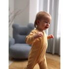 Набор детских комбинезонов с открытыми ножками MOWbaby Birds, рост 68 см, цвет жёлтый, 3 шт - Фото 18